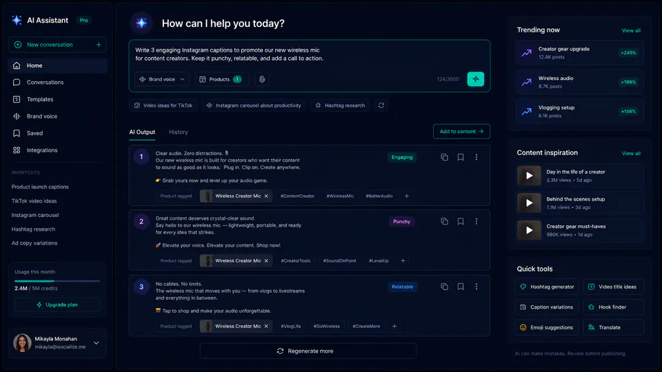 iSocialize AI powering discovery and creator tools